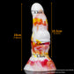 G-Spot Thumbs Up Colorful Dildo