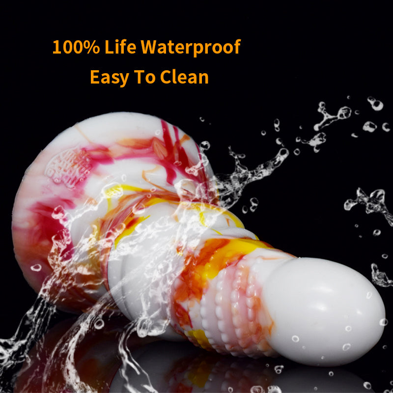 G-Spot Thumbs Up Colorful Dildo