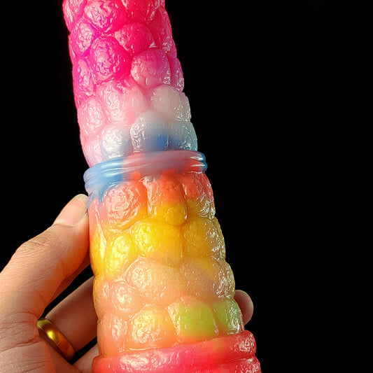 Soft Silicone Luminous Fake Penis Horse Dildo