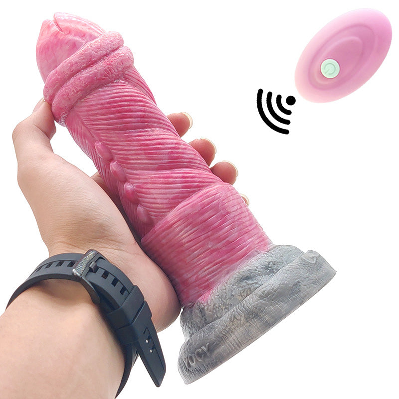Huge Flower Head Dildo Remote Vibrator