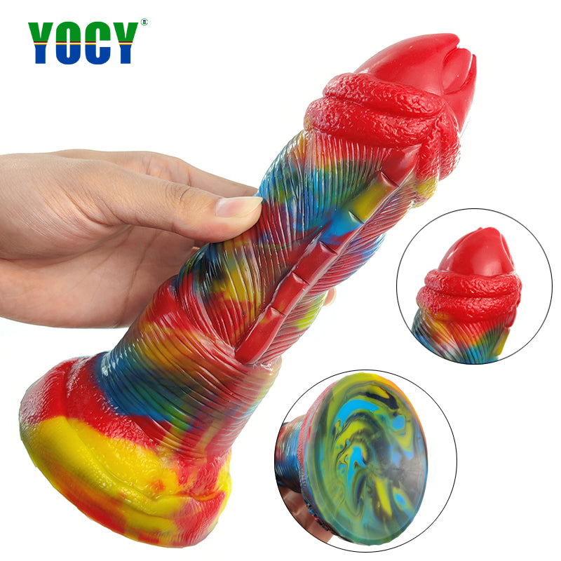 Huge Alien Fantasy Dildo Suction Cup Anal Butt Plug