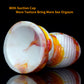 Huge Women Silicone Egg Plug Texture Colorful Fantasy Dildo