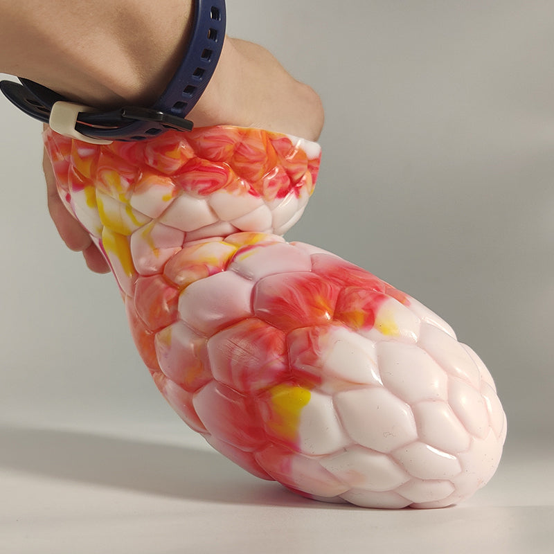 Soft Silicone Colorful Huge Dildo