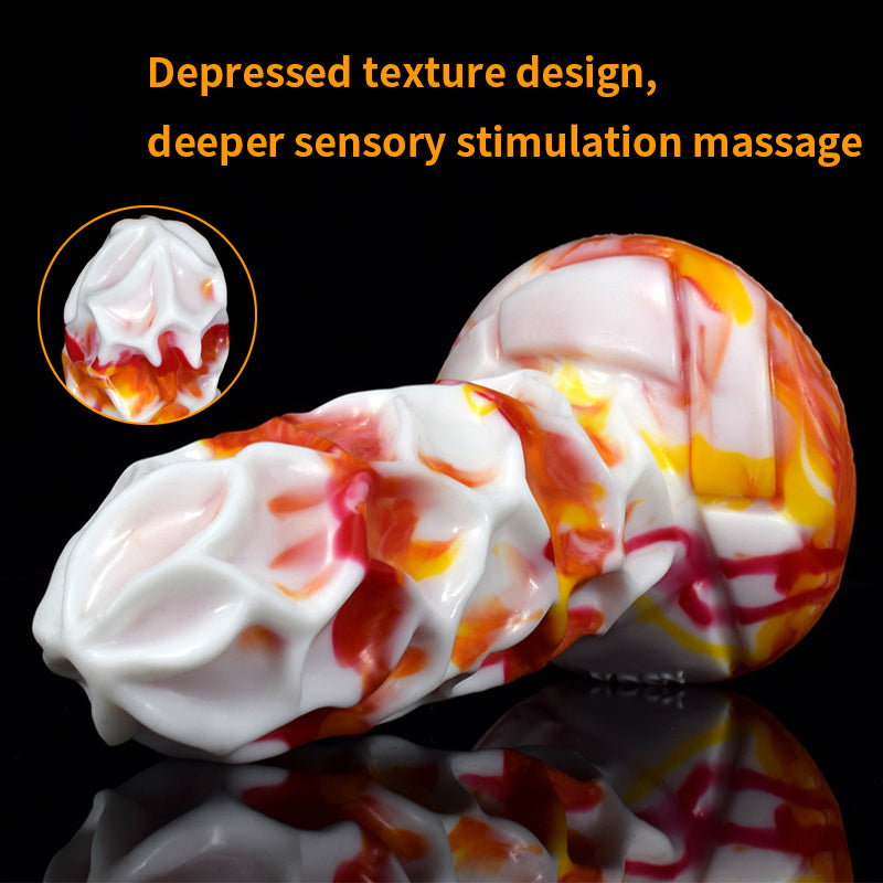Soft Silicone Colorful Huge Dildo