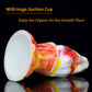 Soft Silicone Colorful Huge Dildo