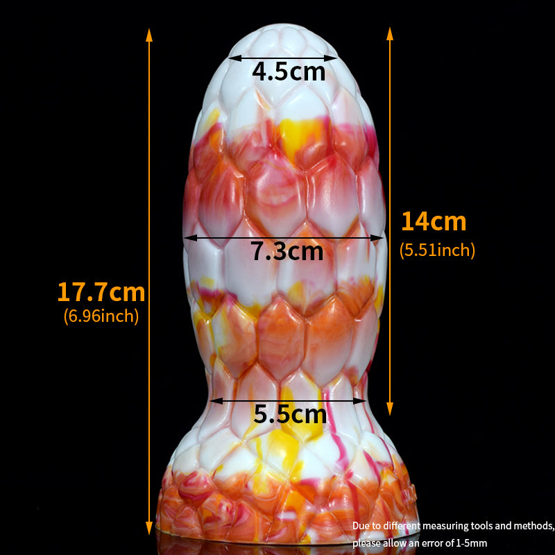 Soft Silicone Colorful Huge Dildo
