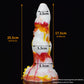 Erotic Design Colorful Silicone Dildo