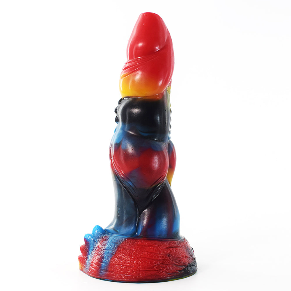 Erotic Design Colorful Silicone Dildo