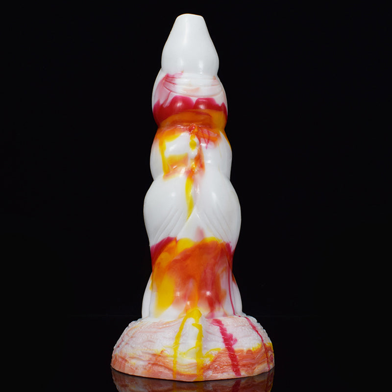 Erotic Design Colorful Silicone Dildo
