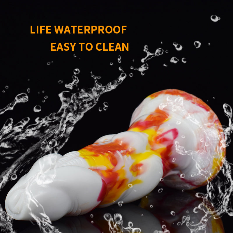 Erotic Design Colorful Silicone Dildo
