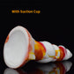 Erotic Design Colorful Silicone Dildo