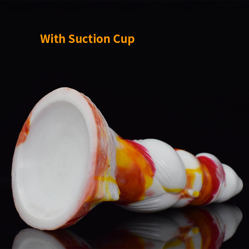 Erotic Design Colorful Silicone Dildo