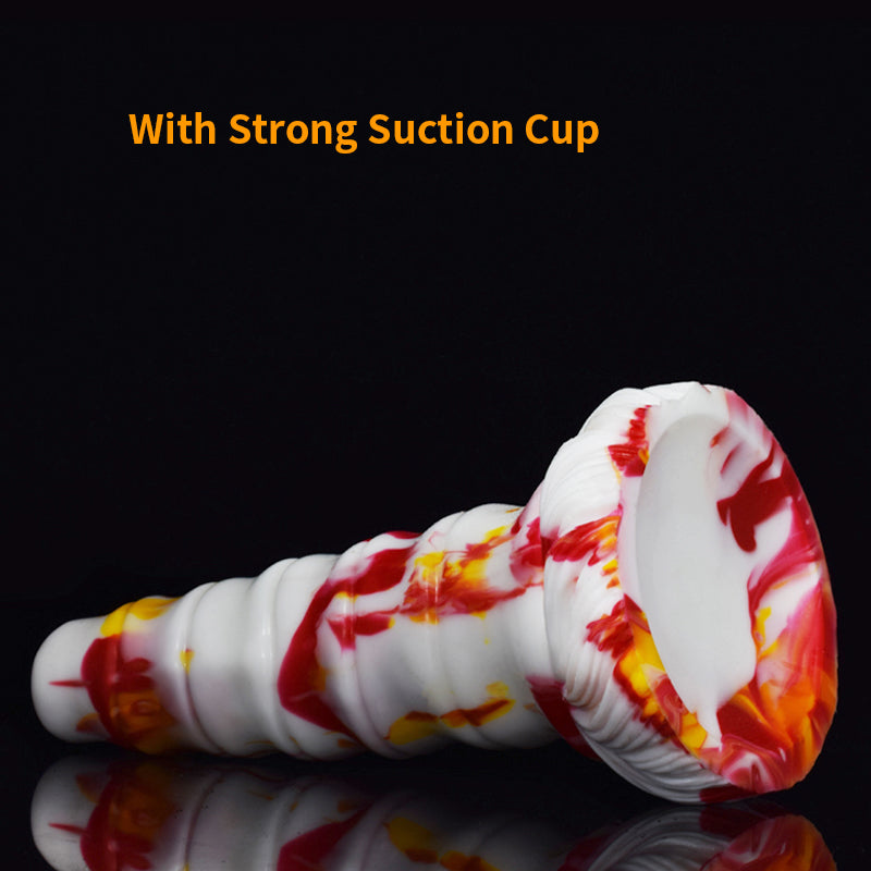 Huge Colorful Dildo With Suction Cup