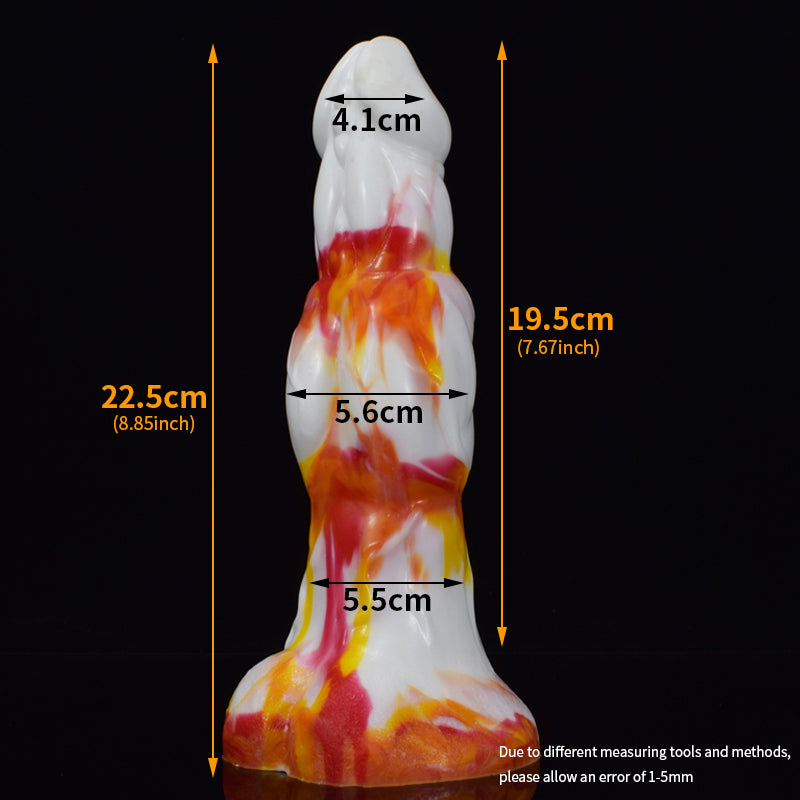 Huge Colorful Silicone Dildo With Suction Cup