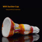 Huge Colorful Silicone Dildo With Suction Cup