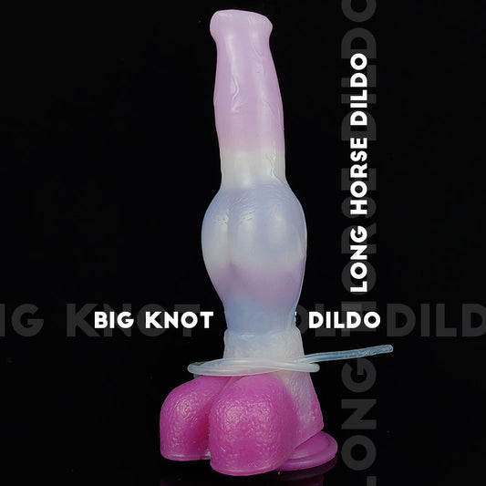 Huge Horse Dildo Big Knot Dildo With Sucker