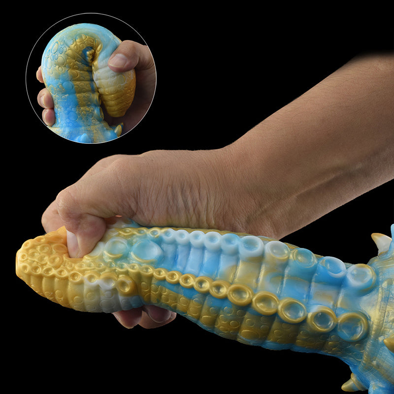 Huge Octopus Fantasy Dildo Orgasm Ass Masturbator