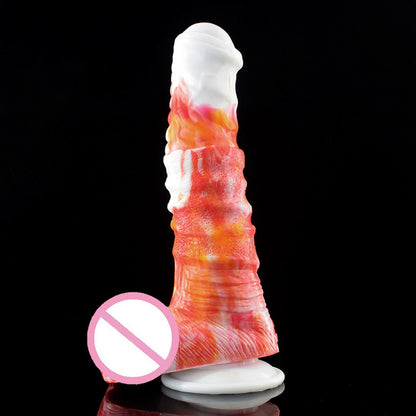 Liquid Silicone Soft Huge Pink Dildo