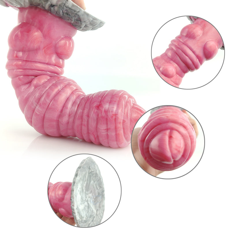Soft Silicone Hurricane Anal Huge Dildo