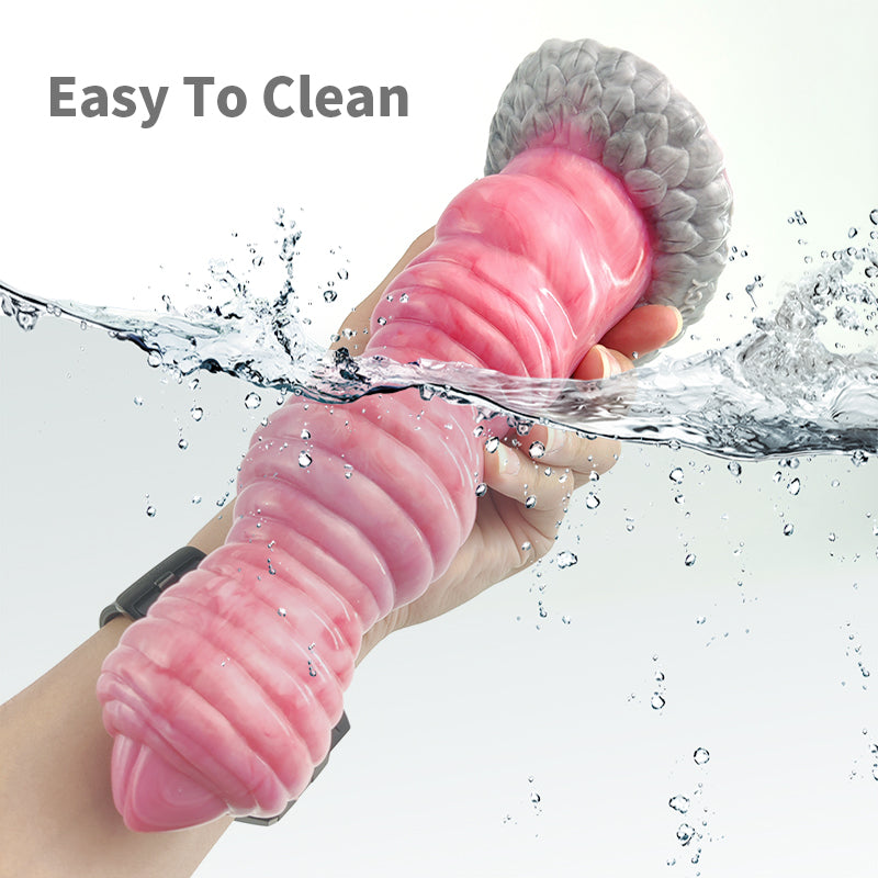 Soft Silicone Hurricane Anal Huge Dildo
