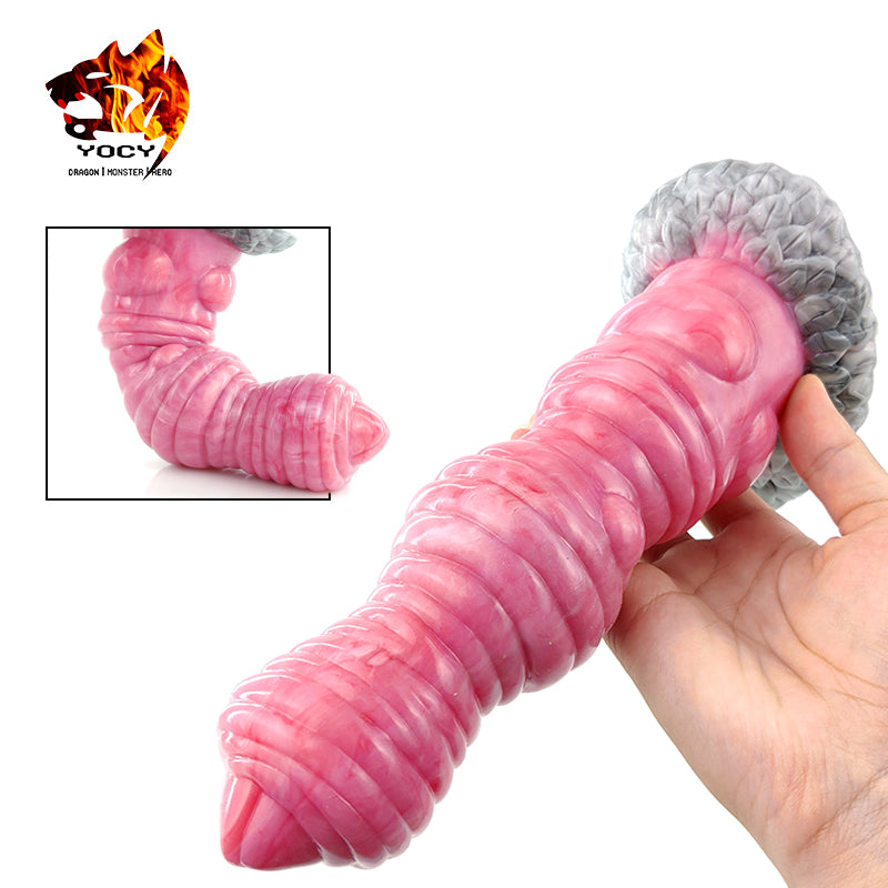 Soft Silicone Hurricane Anal Huge Dildo