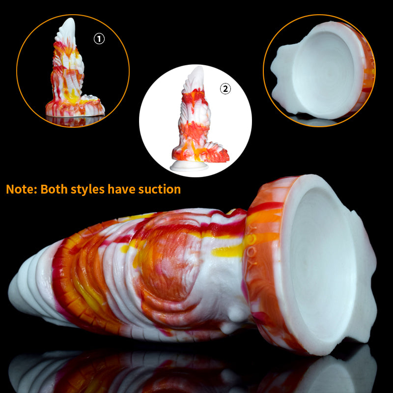 Large Animal God Silicone Sucker Dildo