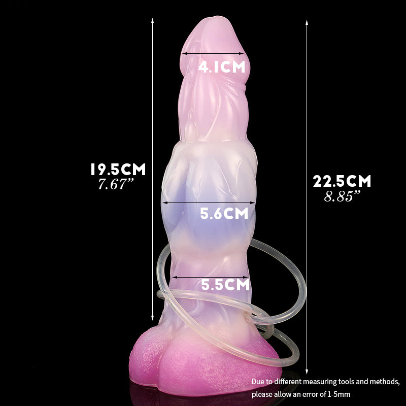 Large Gray Meat Color Soft Silicone Dildo