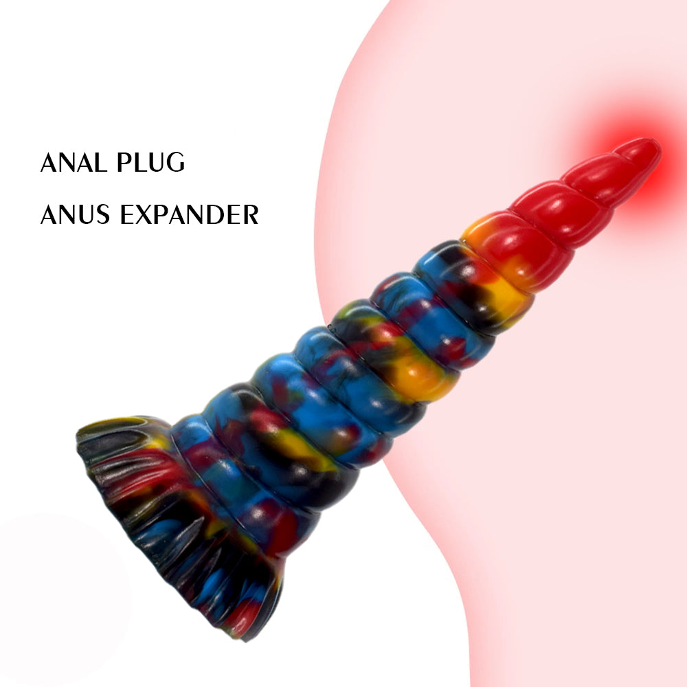 Large Unicorn Spiral Fantasy Animal Dildo