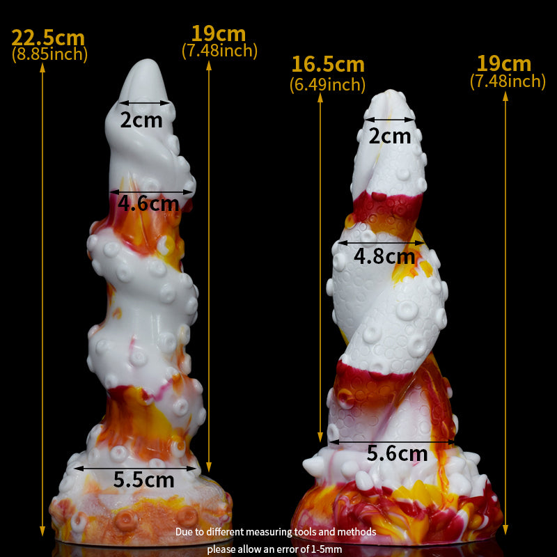 Large Octopus Colorful Animal Dildo