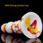Liquid Silicone Animal Flame Dildo With Sucker