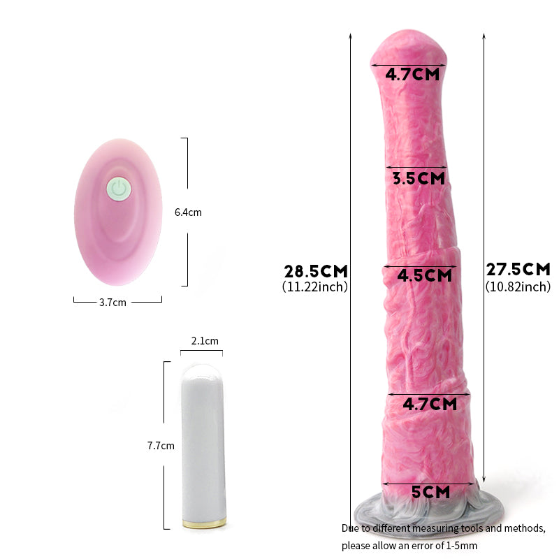 Vibrating Bullet Wireless Remote Animal Dildo