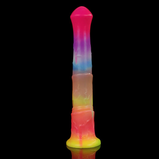 YOCY Horse Mulit Color Glowing Silicone Dildo