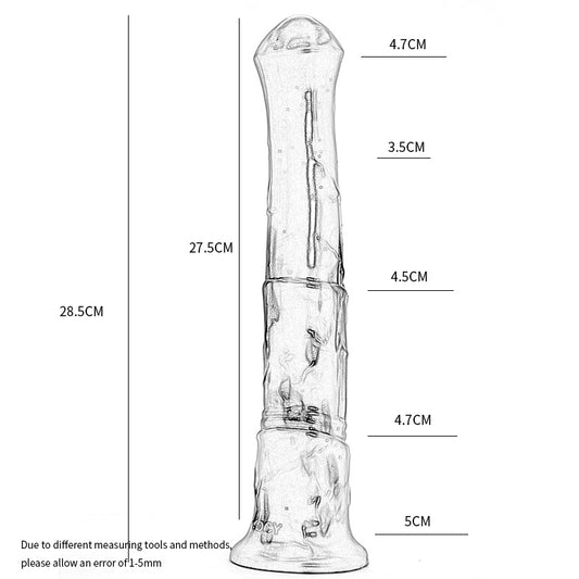 Long Horse Dildo With Suction Cup