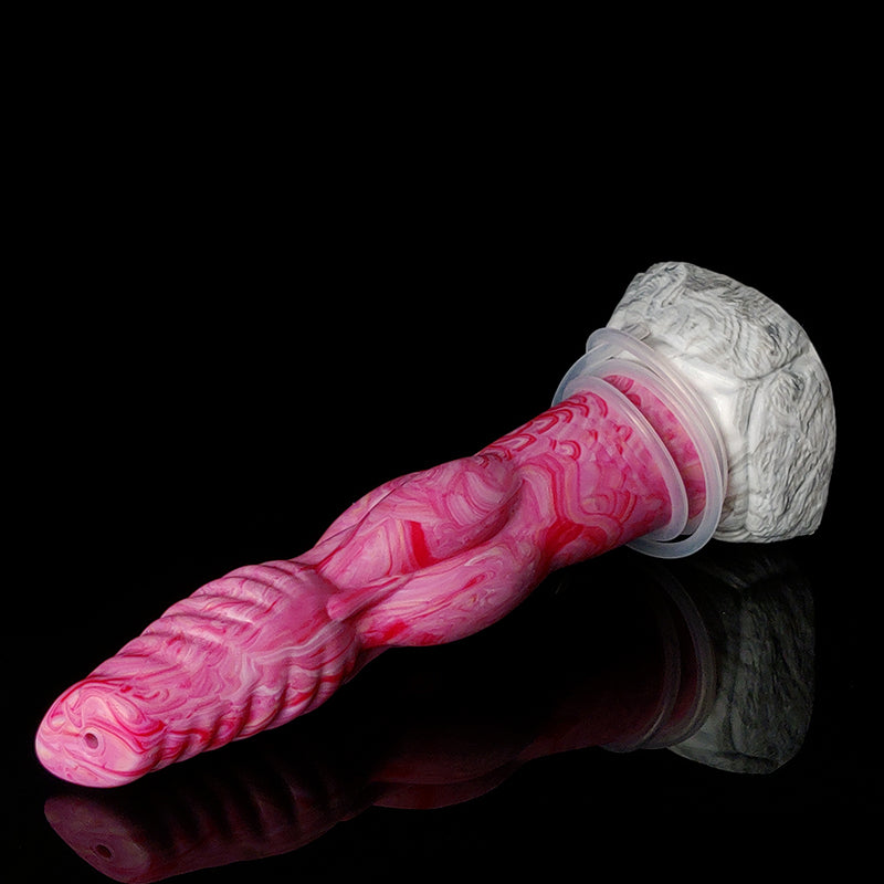 Soft Silicone Long Wolf Knot Dildo