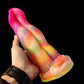 Multicolor Glow in Dark Dildo 8 CM Thick