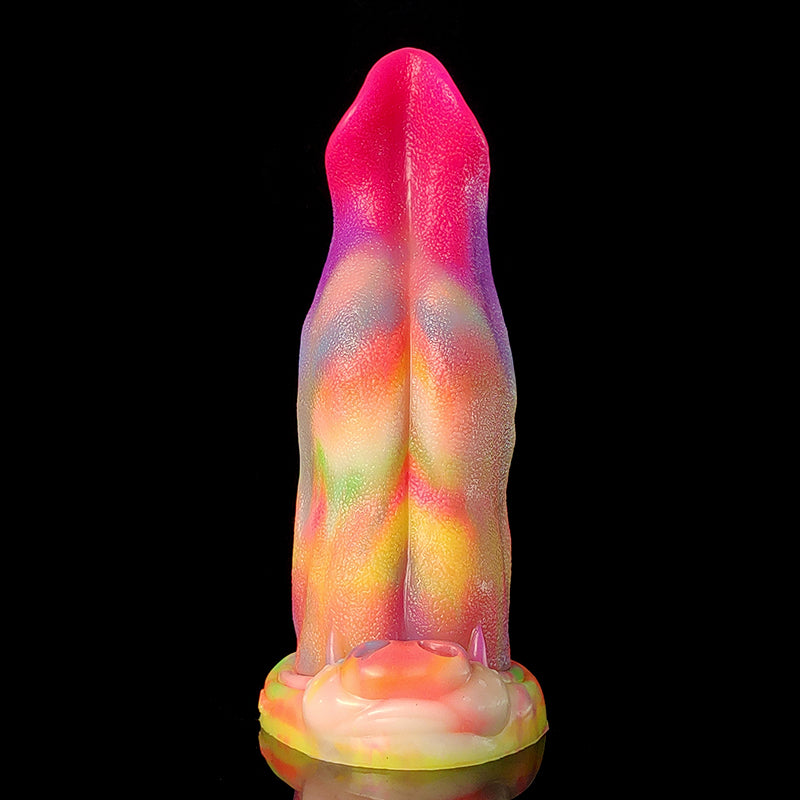 Multicolor Glow in Dark Dildo 8 CM Thick