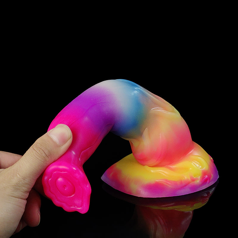 Glowing In Dark Silicone Fake Penis Dildo