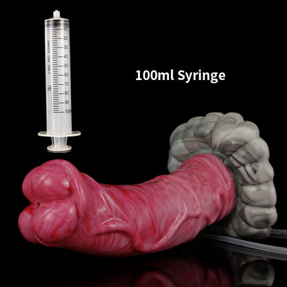 Colorful Spray Water Fantasy Huge  Dildo