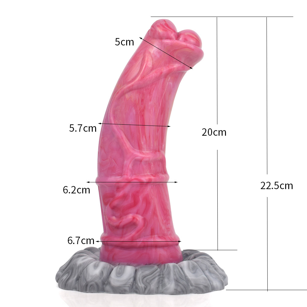 Colorful Spray Water Fantasy Huge  Dildo