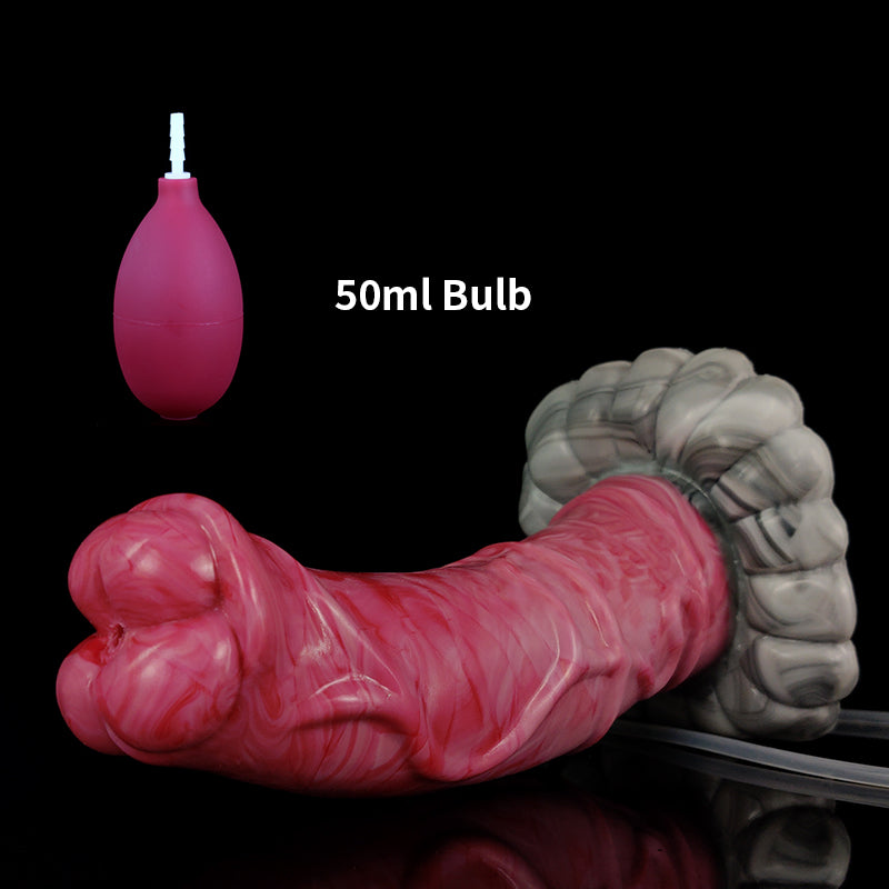 Colorful Spray Water Fantasy Huge  Dildo