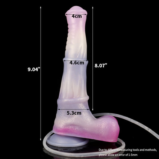 Colorful Horse Dildo Realistic Squirting Function