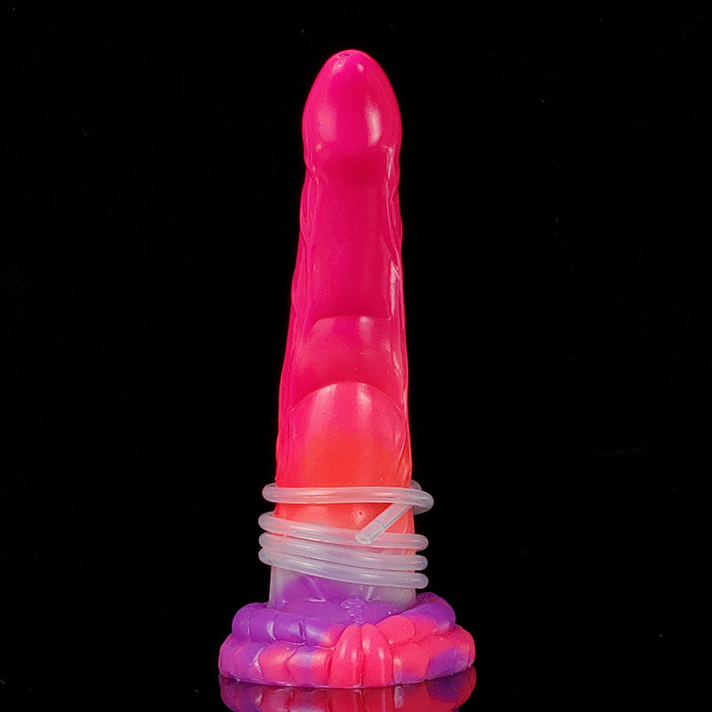 Squirting Monster Dildo Glowing In Dark