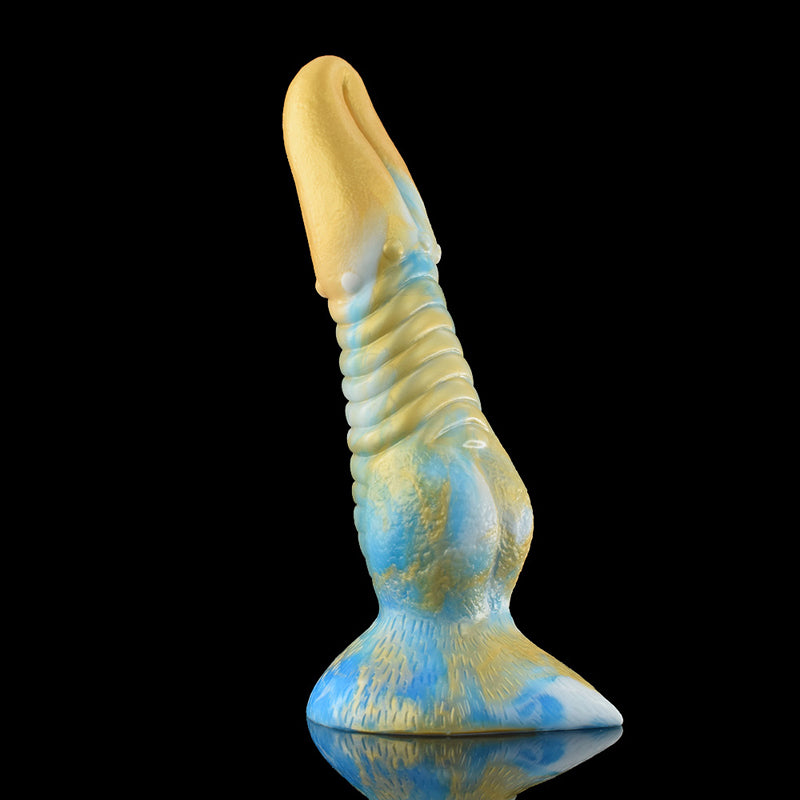 Silicone Realistic Tongue Huge Knot Dildo
