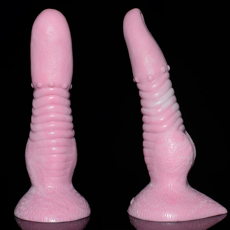 Silicone Realistic Tongue Huge Knot Dildo