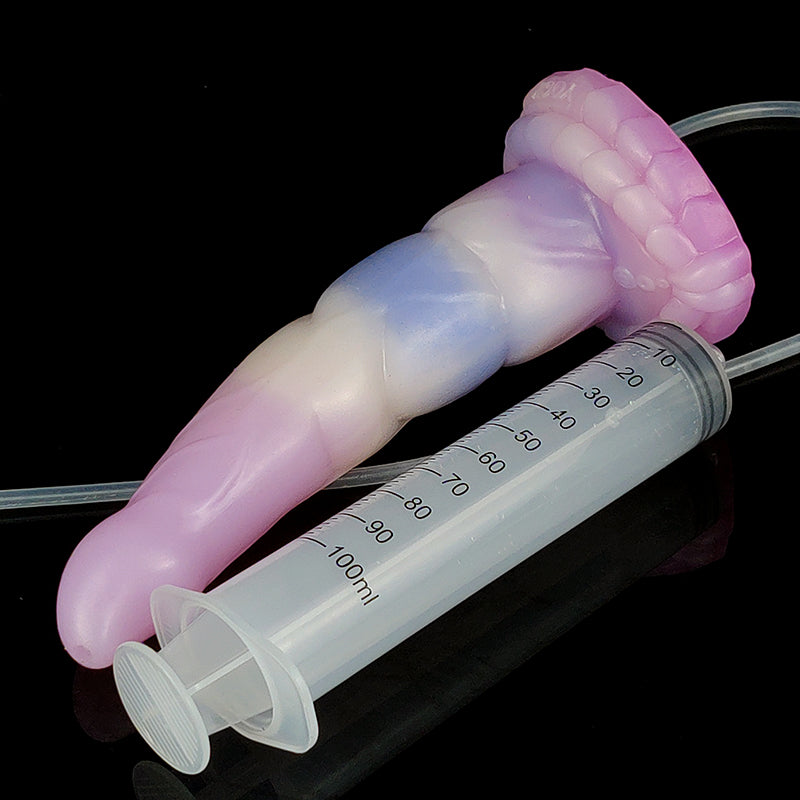 Silicone Squirting Function Fake Penis Dildo