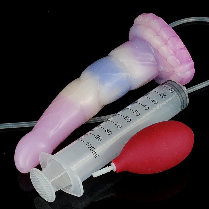 Silicone Squirting Function Fake Penis Dildo