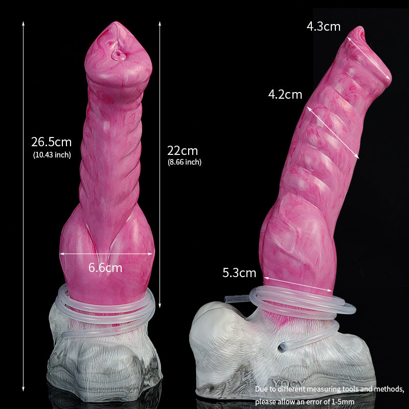 Silicone Cruved Huge Horse Animal Dildo