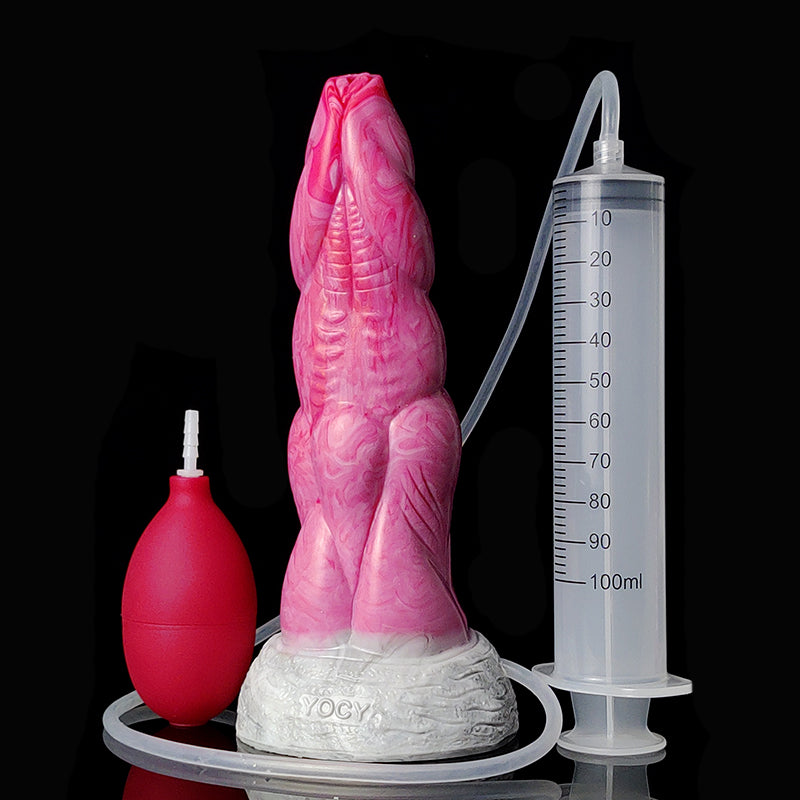 Silicone Realistic Beads Vibrator Remote Dildo
