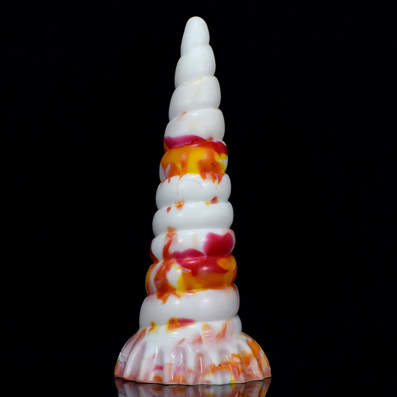 YOCY Silicone Spiral Colorful Anus Masturbate Dildo