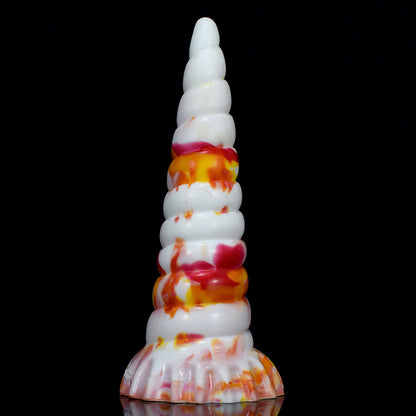 YOCY Silicone Spiral Colorful Anus Masturbate Dildo